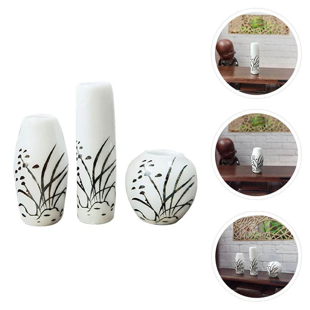 

Vase Minipot Ceramichouse Flower Ceramics Decorative Model Tiny Budminiature Accessories Decoration Desktop Decor Succulent