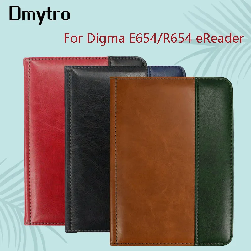 Чехол Dmytro для Digma E654 6-дюймовый чехол электронной книги R654 из искусственной кожи