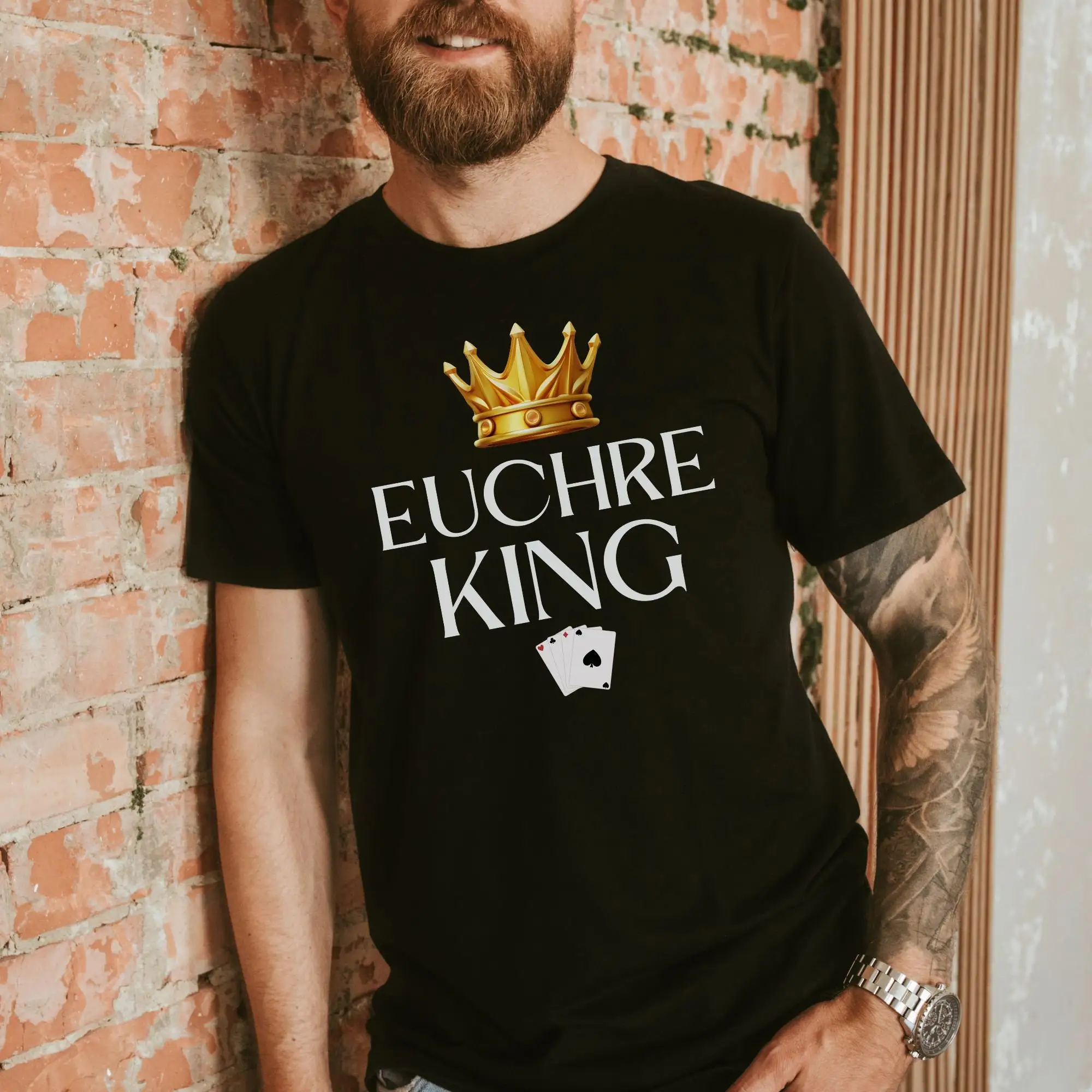 Футболка King T NoEnName_Null хлопковая красная