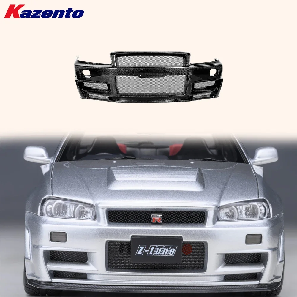 Для Nissan Skyline R34 (только GTR) передний бампер NIS типа ZTune из углеродного волокна