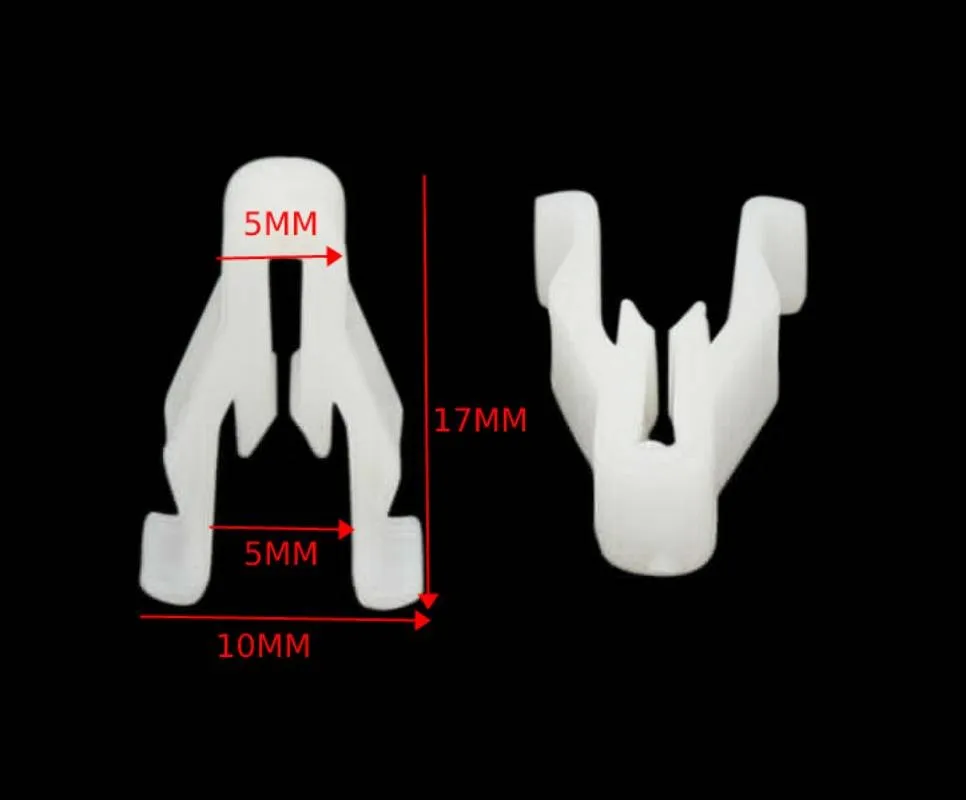 Practical Accessories Switch Bezel Clip 30pcs Auto Plastic White Ct200h