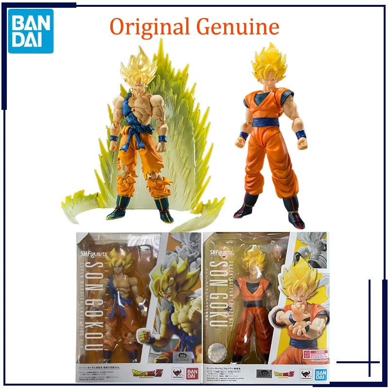 Оригинальный Dragon Ball S.H.Figuarts SUPER SAIYAN SON GOKOU Bandai аниме-модель игрушки экшн-фигурки