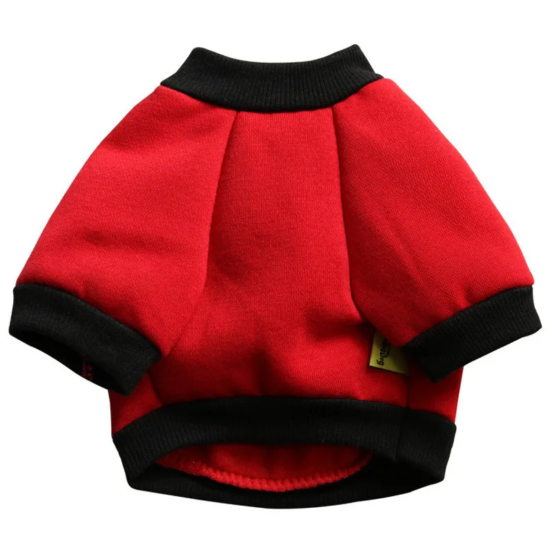 

Dog Clothes Apparel Puppy Warm Shirt Fleece Sweater Letters Pet Pet clothes