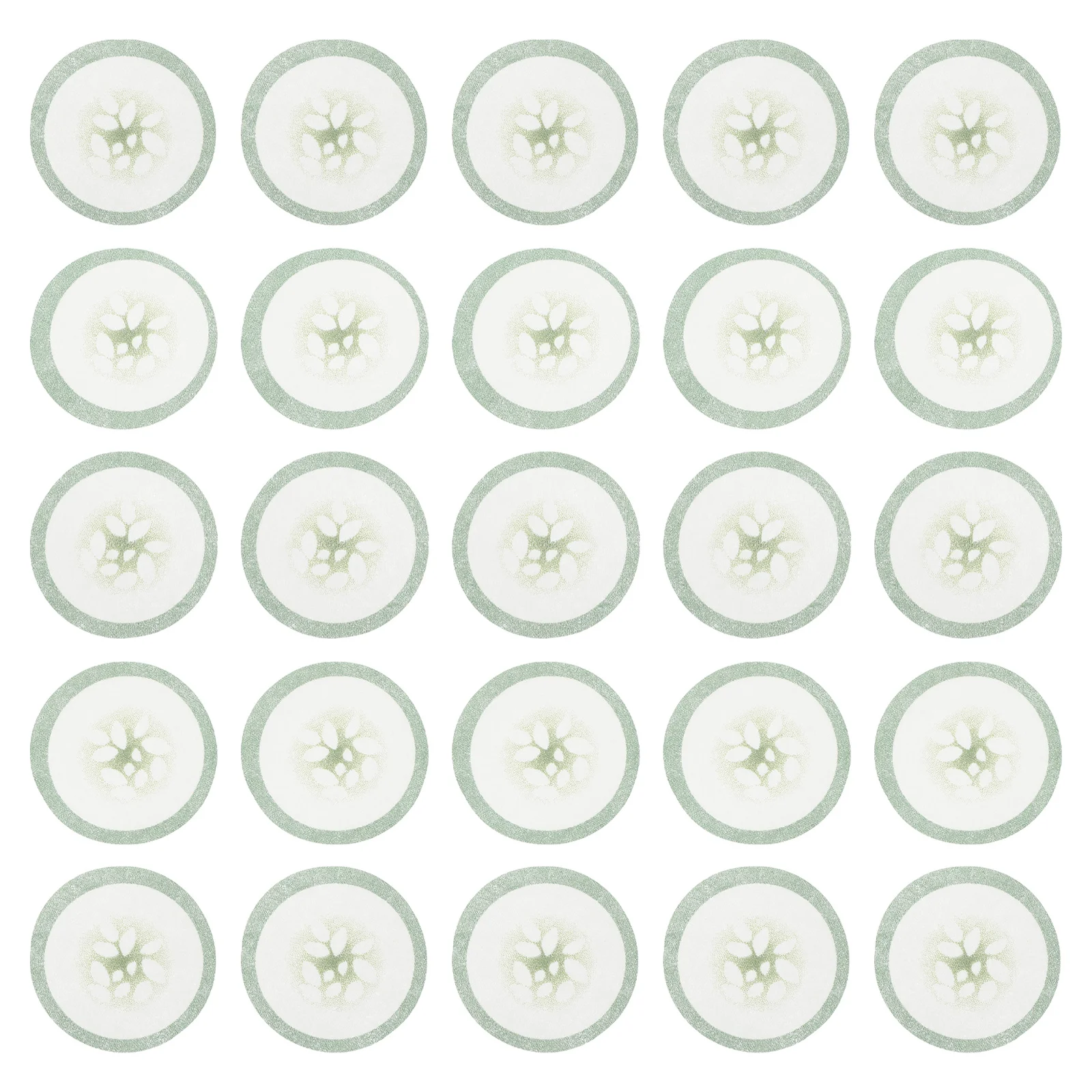 

Eye Mask Moisturizing Patch Care Tools Film Paper Beautifying Cover Dry Green Cucumber Printed Hydrating Toner Face