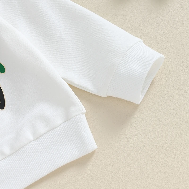 

KMBANGI Toddler Infant Boys Christmas Outfit Letters Sweatshirt Pullover Drawstring Pants Xmas 2PCs Set Fall Winter Clothes