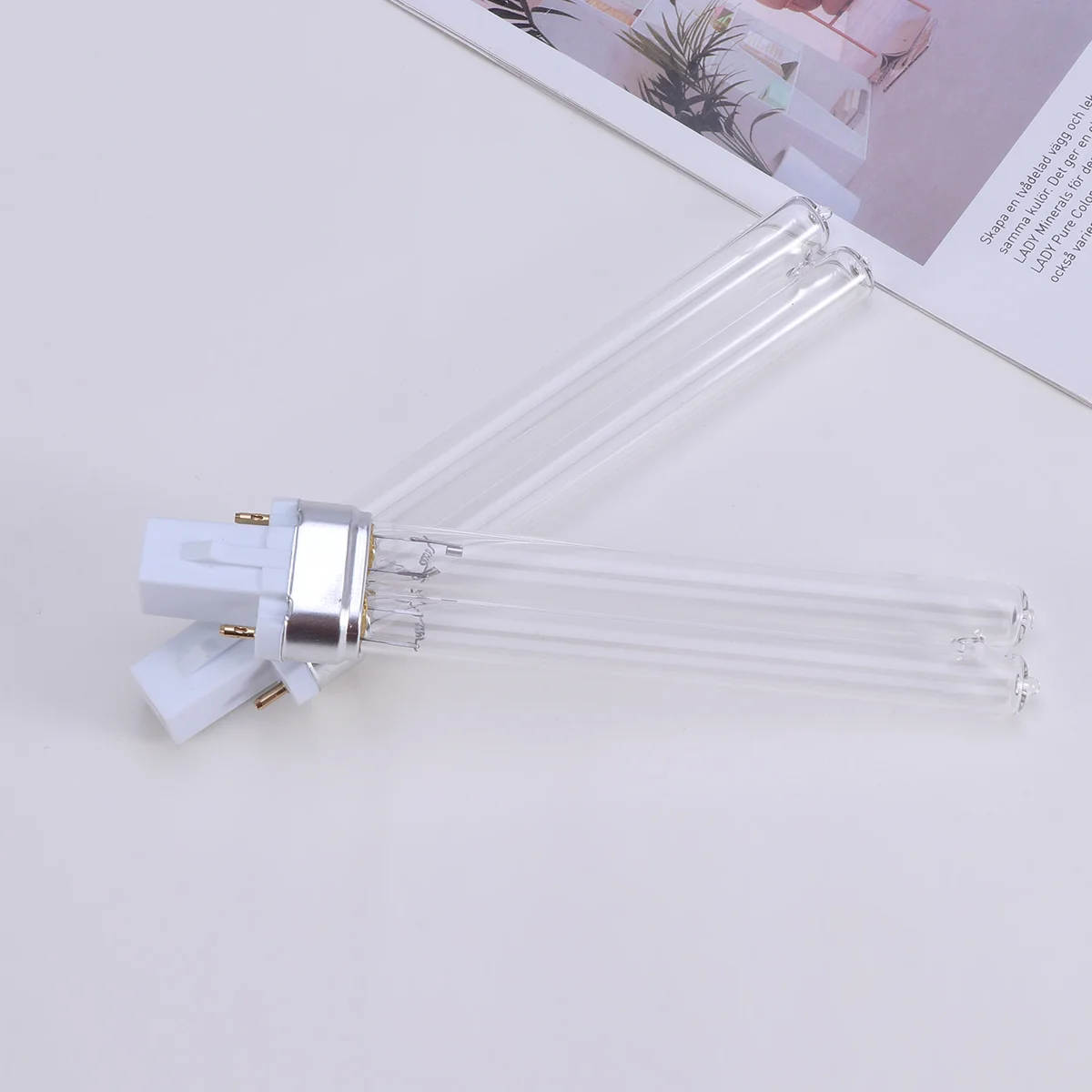 2шт УФ-лампа бактерицидный ультрафиолетовый свет стерилизатор очиститель