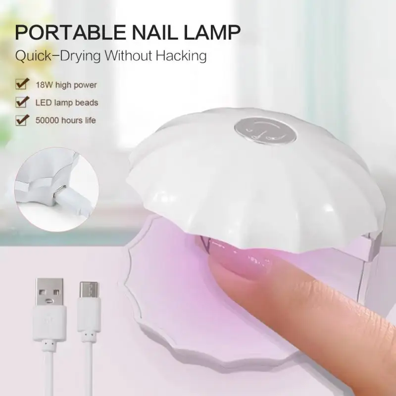 

Mini Nail Dryer UV Lamp Manicure Machine Single Finger Nails Art Tool Gel Polish 18W Nail Dryer LED Nail Lamp Manicure Tools