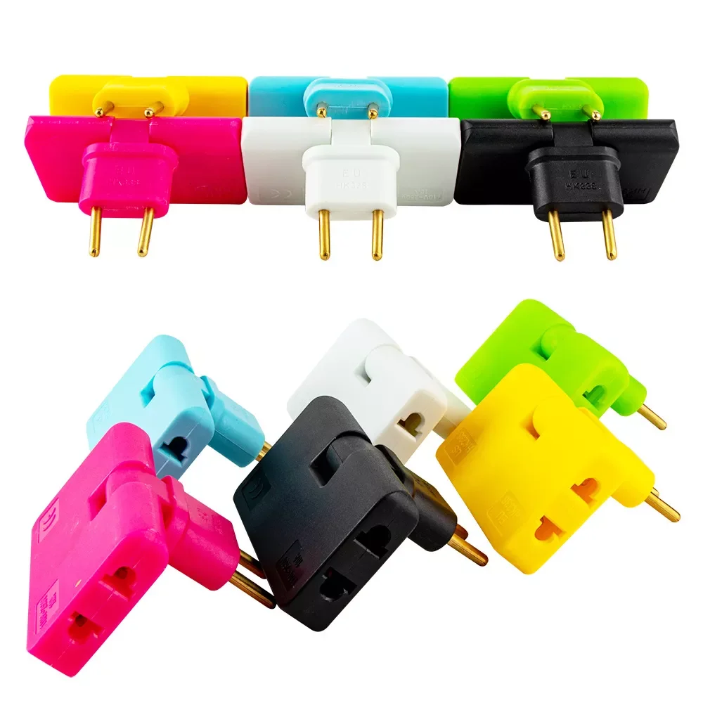 

In 1 Adaptor EU Extension Plug Electrical Adapter Mini Outlet Power Splitter Converter Socket 180 Degree Rotation Adjustable
