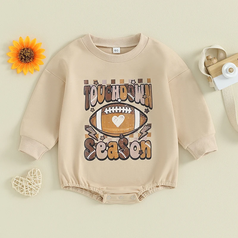 

Комбинезоны с длинным рукавом и круглым вырезом для новорожденных, на возраст 0-18 месяцев