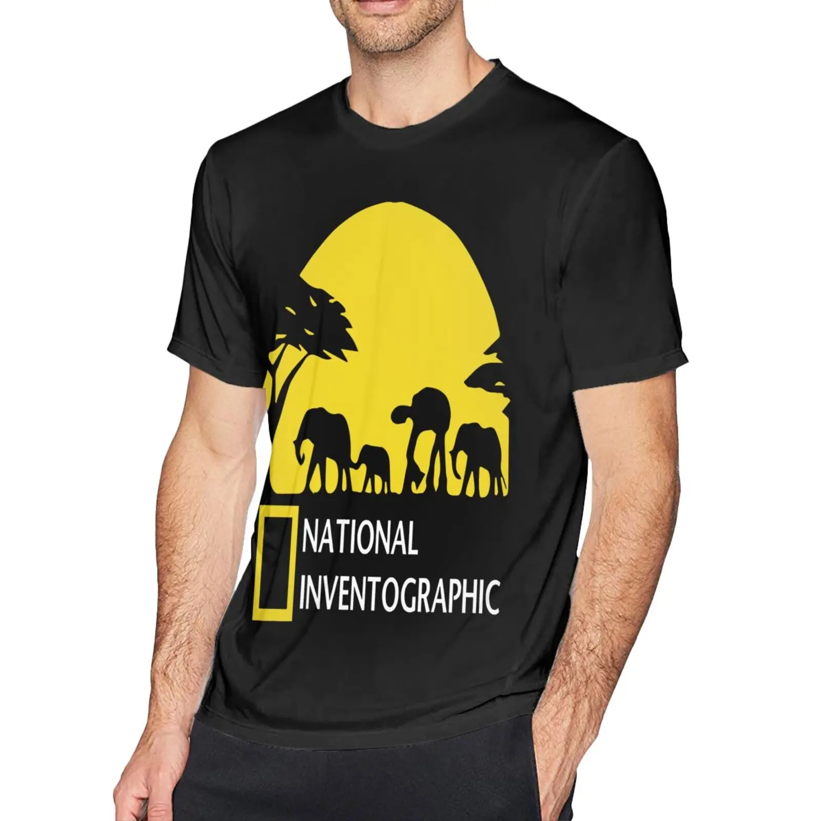 

Звездный Национальный Галакси Галактическая пародия шутка Мужская футболка мужская футболка с коротким рукавом футболки для женщин