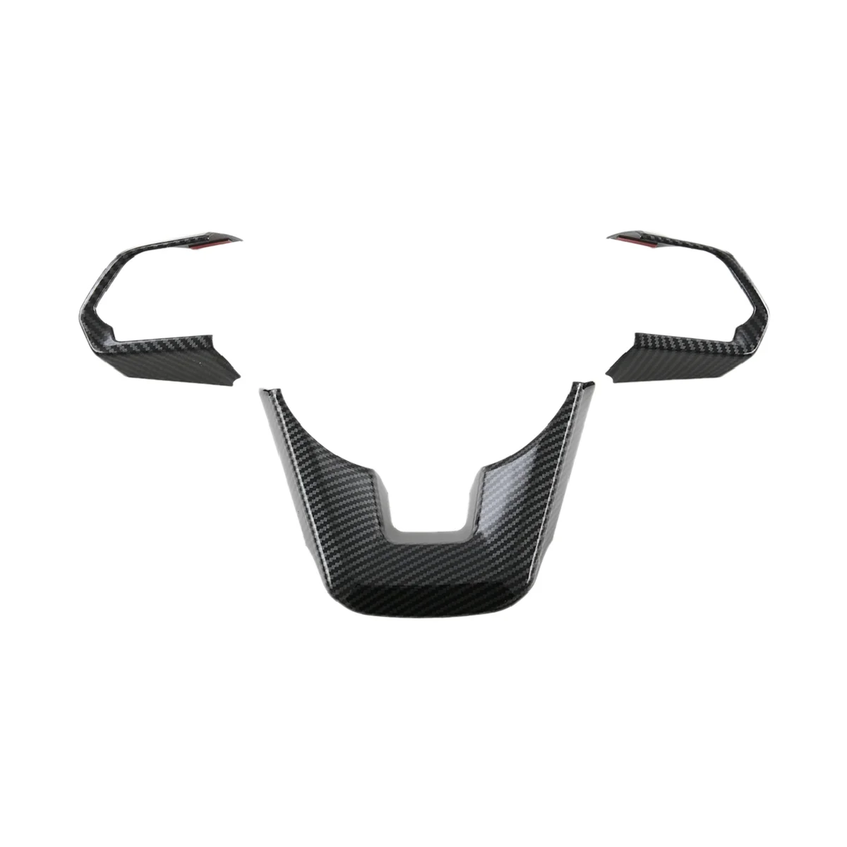 

Car Carbon Fiber Style Steering Wheel Switch Button Frame Cover Trim for Land Cruiser LC300 2022 2023