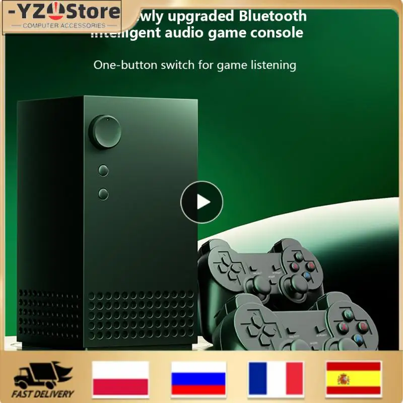 

High Fidelity Stereo Sound Wireless Controllers Audio Retro 2 In 1 Video Game Console H5 HDMI-compatible/av