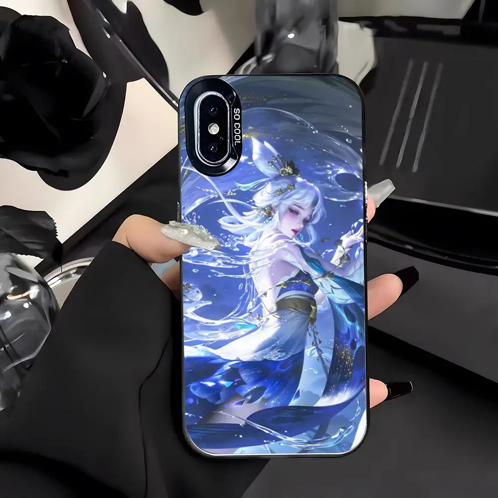 Фото Чехол для телефона Game-Honor Of Kings Hero для iPhone 17 Air 16 E 15 14 Plus 13 12 11 Pro Max, цветной, серебристый №3