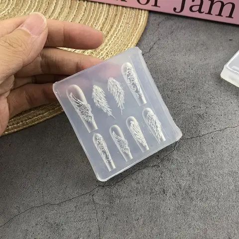 Силиконовая форма для ногтей JETTING, прозрачный, 1 шт.