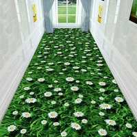 lawn flower 3d carpets living room rug long corridor hallway mat bedroom area rug anti slip kitchen rug balcony entrance doormat