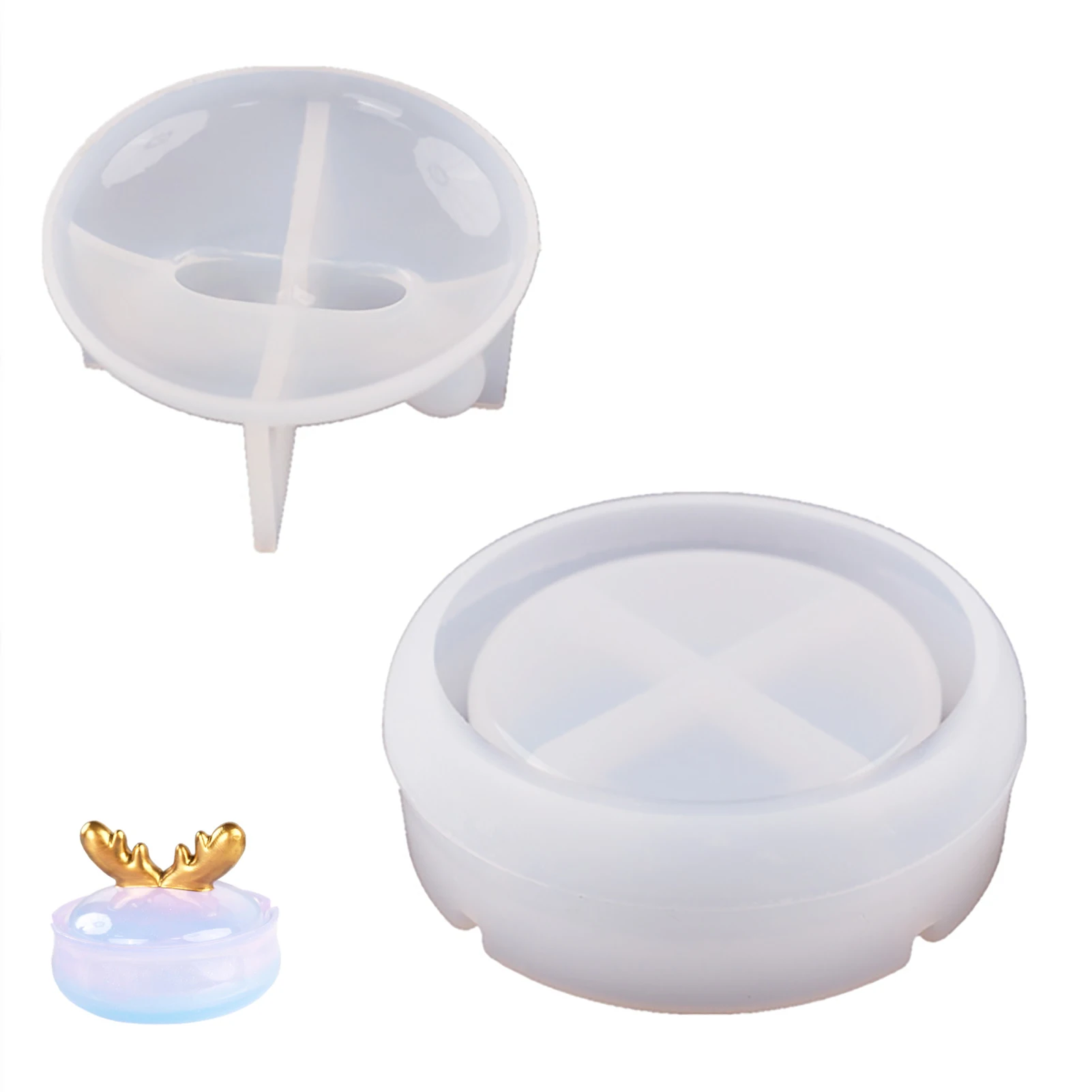 

DIY Ashtray Silicone Mould Star Deer Epoxy Resin Casting Mould Candle Holder Jewelry Making Handcrafts Soap DIY Tools Kids Gifts