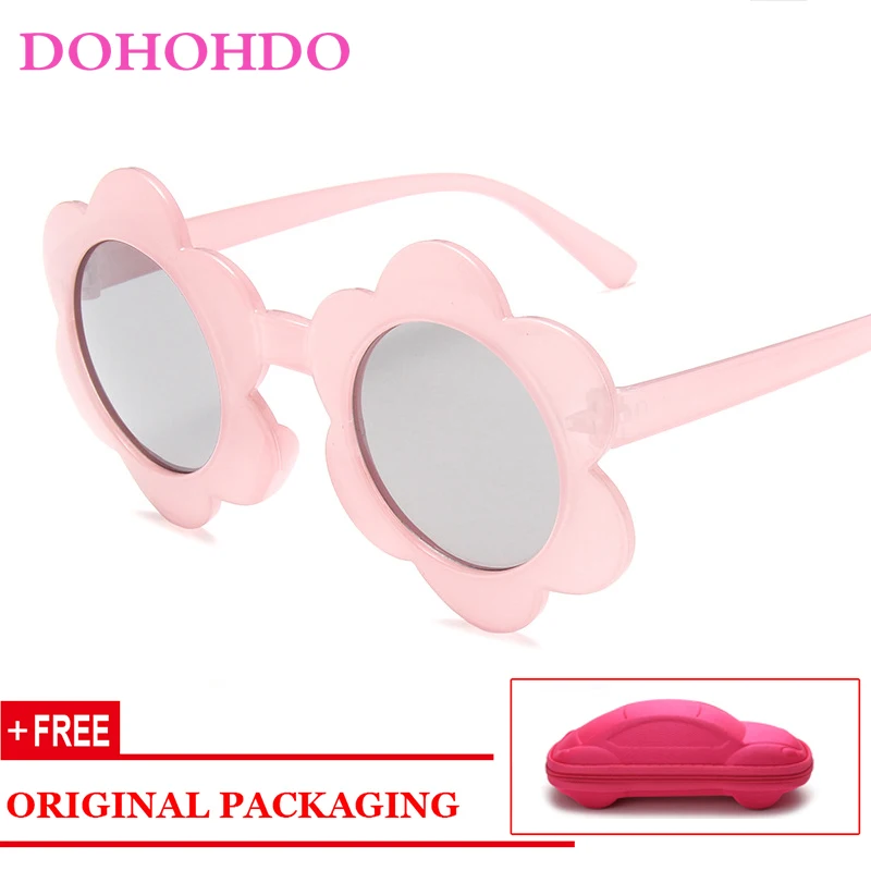 

Круглые милые детские солнцезащитные очки DOHOHDO UV400 для мальчиков и девочек, новинка 2022, милые детские солнцезащитные очки для малышей, детск...