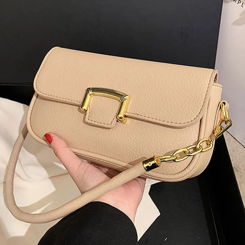 

Новый стиль, модные сумки через плечо, кошелек, сумка через плечо, брендовая дизайнерская однотонная сумка из искусственной кожи, женская сумка под подмышки