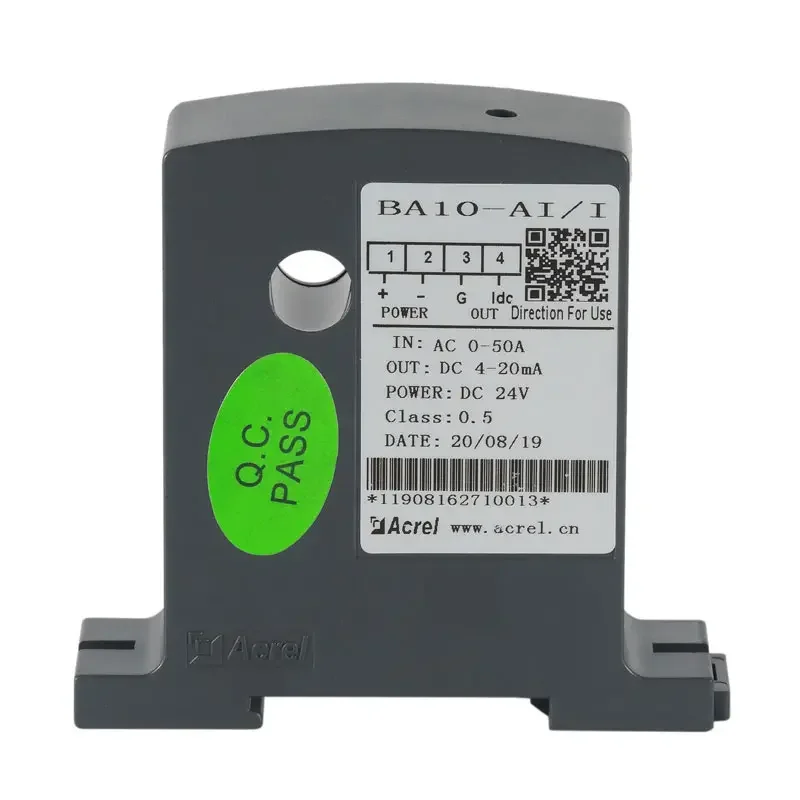 

AC Current Transducer BA10-AI/V 0-50A Input 1-5V Paired With PLC for Industrial Automation Accuracy Class 0.5