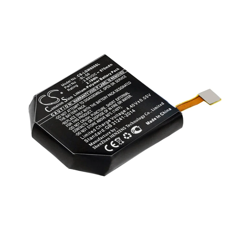 

CS 570mAh / 2.19Wh battery for LG Watch Urbane Edition LTE BL-S6