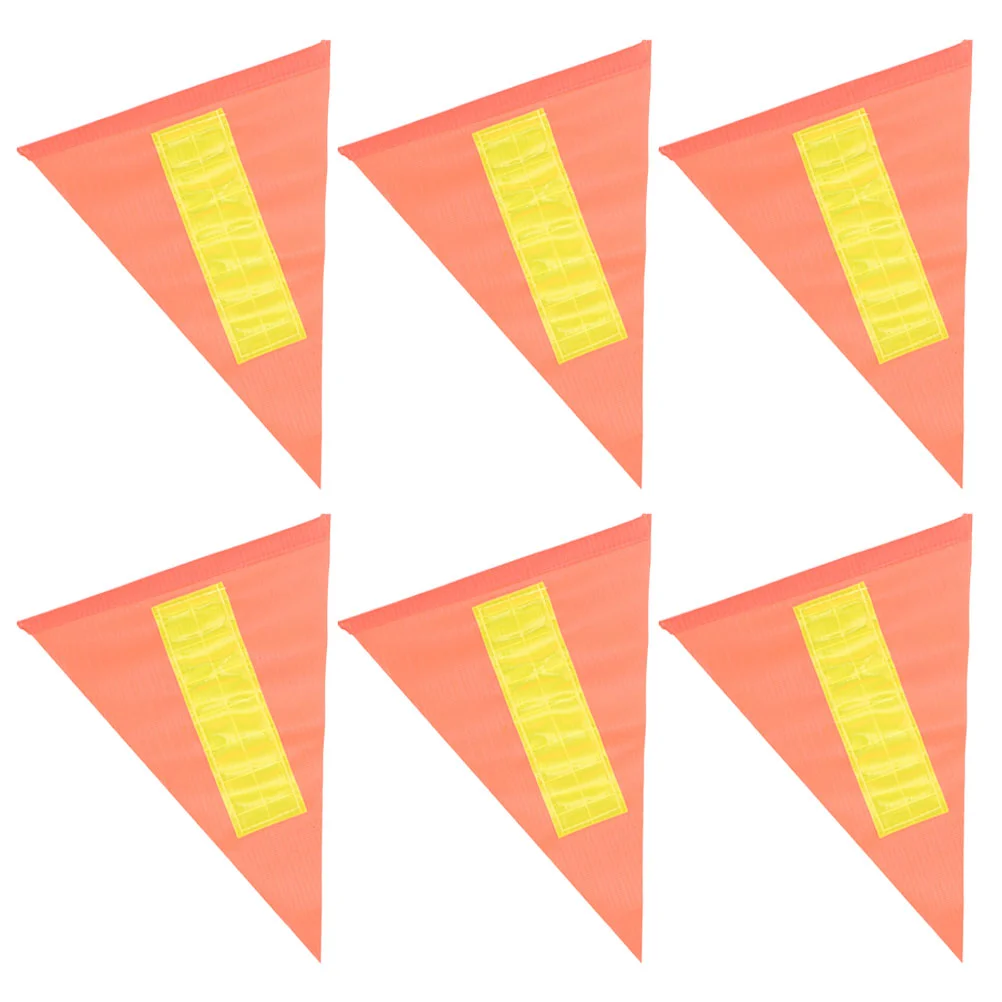 

6Pcs Bike Safety Flag Caution Flag Warning Flag Kids Bike Flag Cycling Safety Flag Cycling Flag