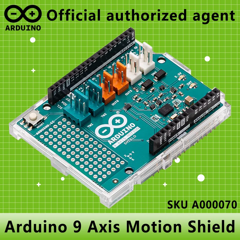 Фото Arduino 9-осевой щиток движения A000070 Bosch Sensortec GmbH BNO055, датчик, итальянская оригинальная импортная плата разработки №1