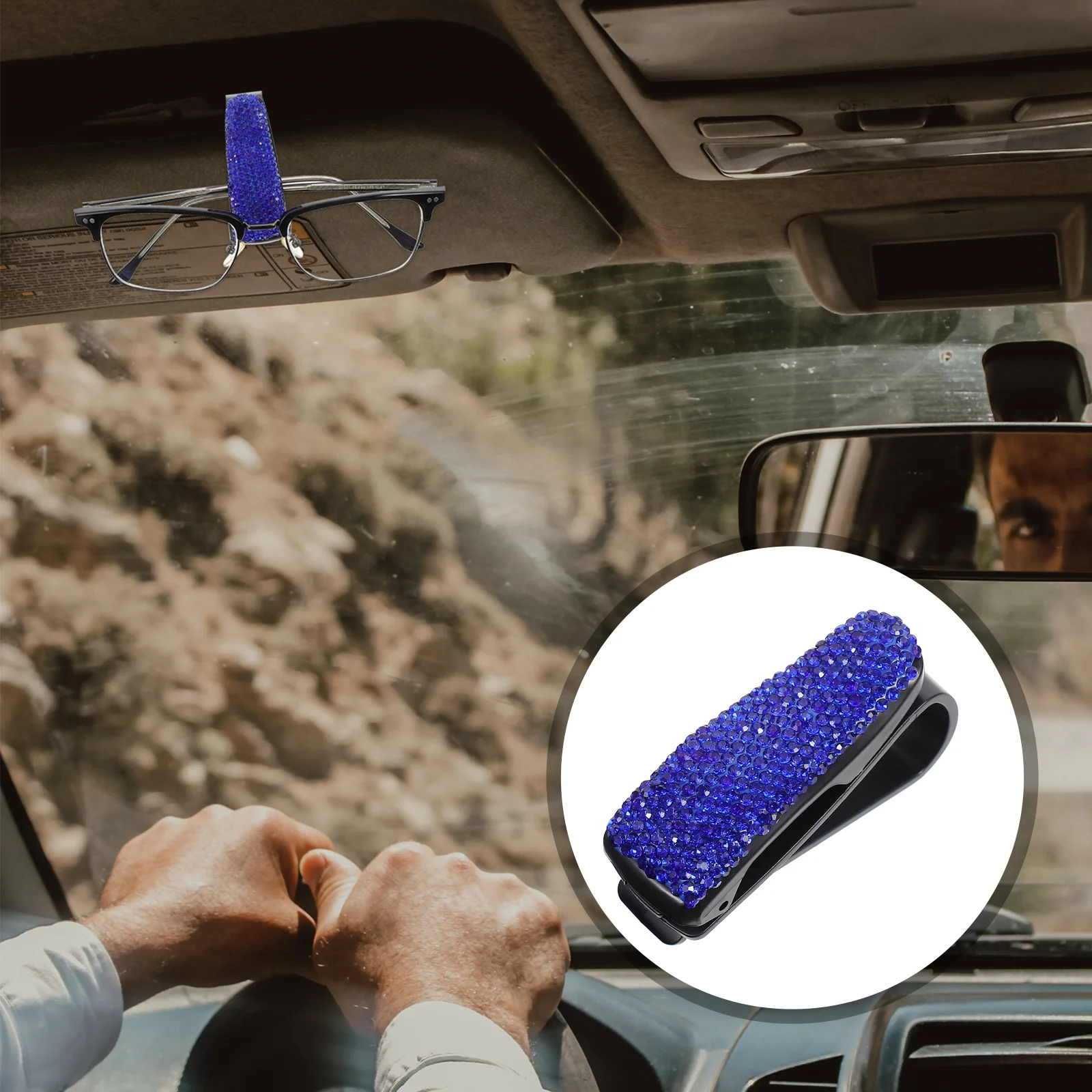 

Visor Car Holder Glasses Clip Sunglass Sunglasses Sun Eyeglasses Clips Organizer