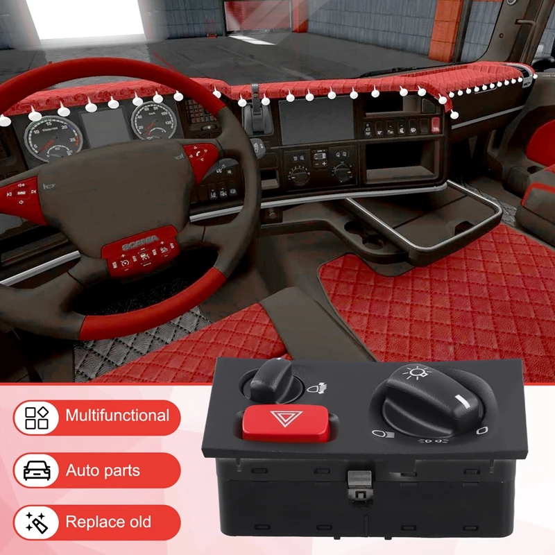 1540672 1900316 передняя фара противотуманная управляющая кнопка переключателя для Scania