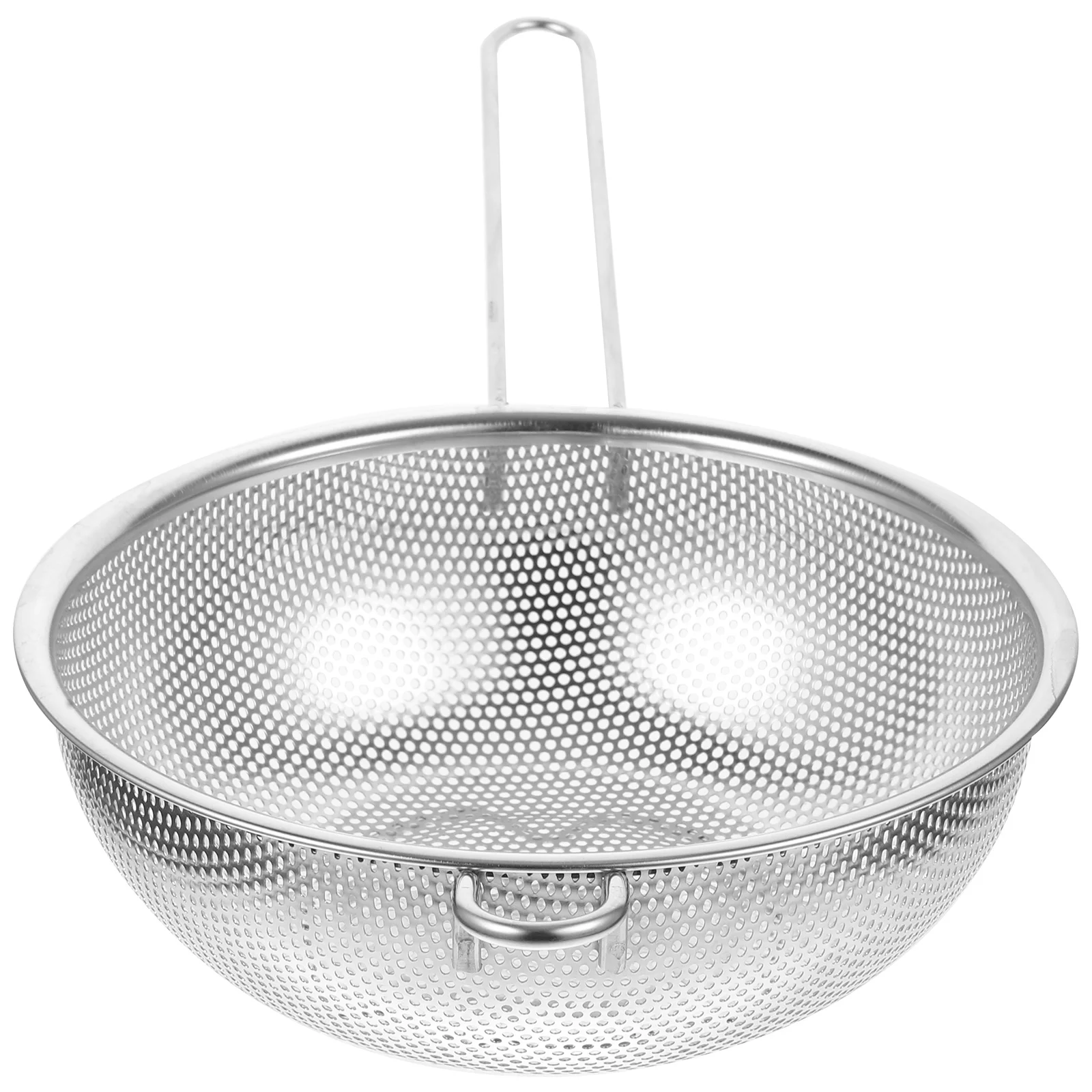 

Strainer Colander Basket Steel Mesh Stainless Kitchen Spoon Rice Strainers Skimmer Bowl Vegetable Handle Washing Fine Fruit Wash