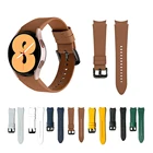 Ремешок кожаный для Samsung Galaxy Watch 4 40 мм 44 ммGalaxy Watch 4 Classic 46 мм 42 мм