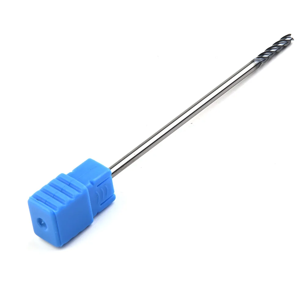 

Long Straight Shank Shank End Mills End Mills 100MM Long End Straight 4 Flutes Tungsten Long Shank Mills HRC45