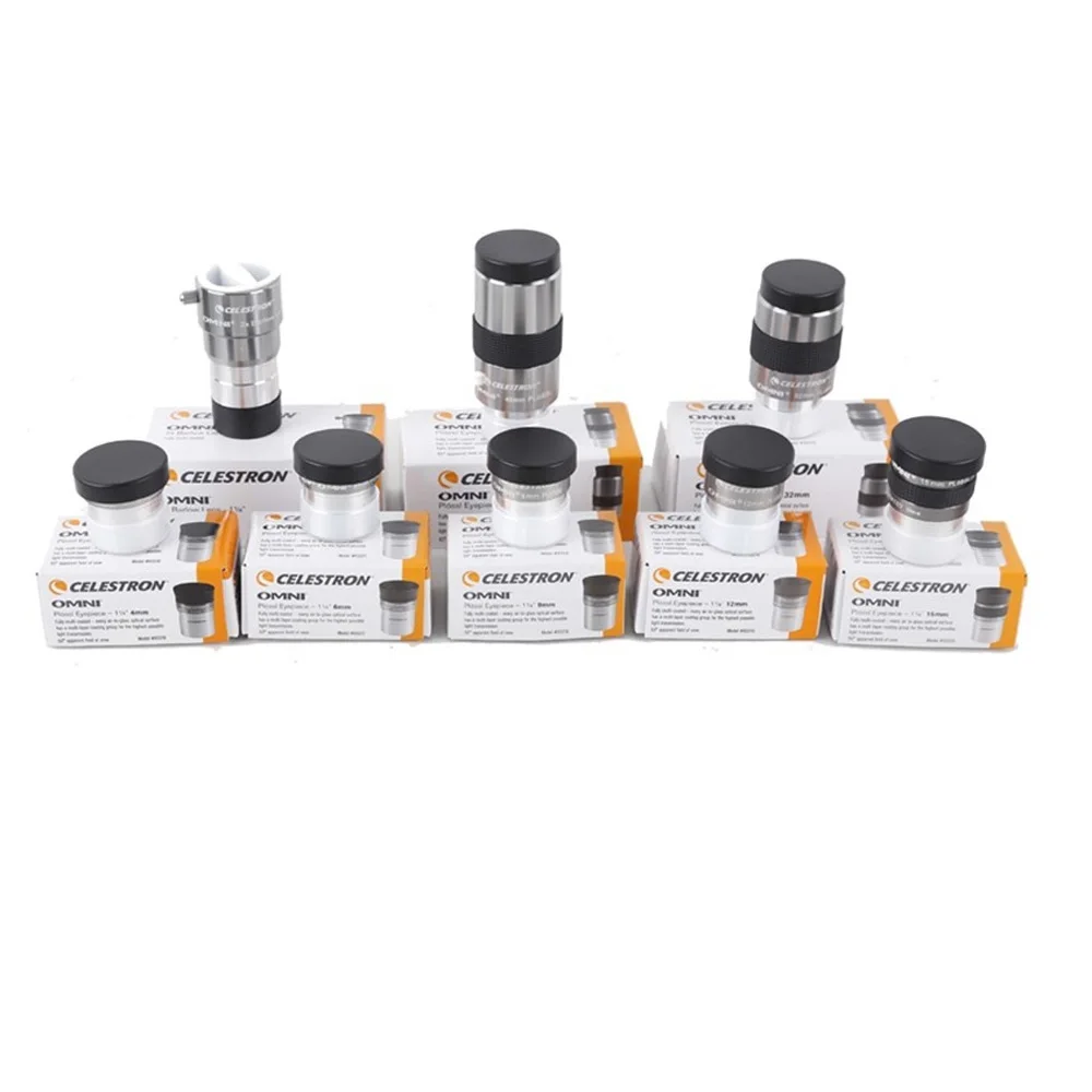 CELESTRON OMNI 4 ММ 6 ММ 9 ММ 12 ММ 15 ММ 32 ММ 40 ММ ОКУЛЯР И 2Х БАРЛОУ ЛИНЗА ПОЛНОСТЬЮ МНОГОСЛОЙНОЕ ПОКРЫТИЕ МЕТАЛЛА ДЛЯ АСТРОНОМИЧЕСКИХ ТЕЛЕСКОПОВ.