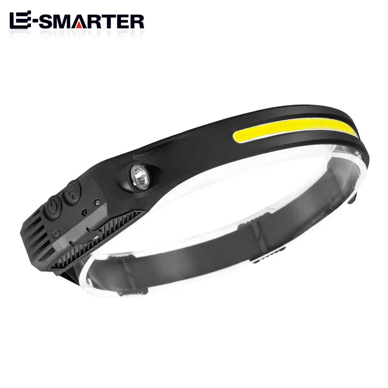 

USB-реchargeable COB LED Sensor Head Lamp E－SMARTER 5 режимов