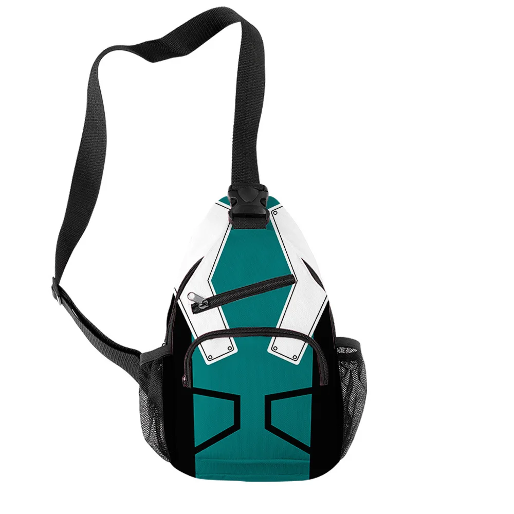 

Japan Anime My Hero Academia Boys Girls Chest Bag Outdoor Sports Travel Crossbody Bag Students Teenage Streetwear Shoulder Bag