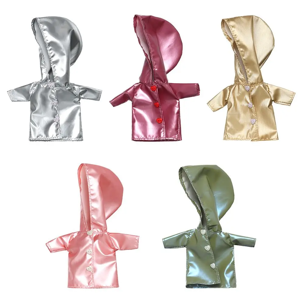 

Модная Одежда для кукол OB11 BJD, куртка из искусственной кожи, плащ для кукол с длинными рукавами, плащ для кукол 1/11 1/12 bjd, Повседневная Одежда д...