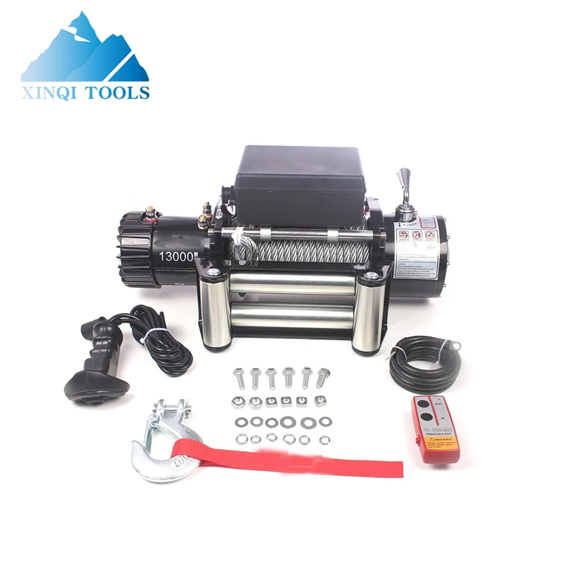 XINQI High Quality Winch 13000 lbs 12v DC Motor For Winch Car Cable Winch