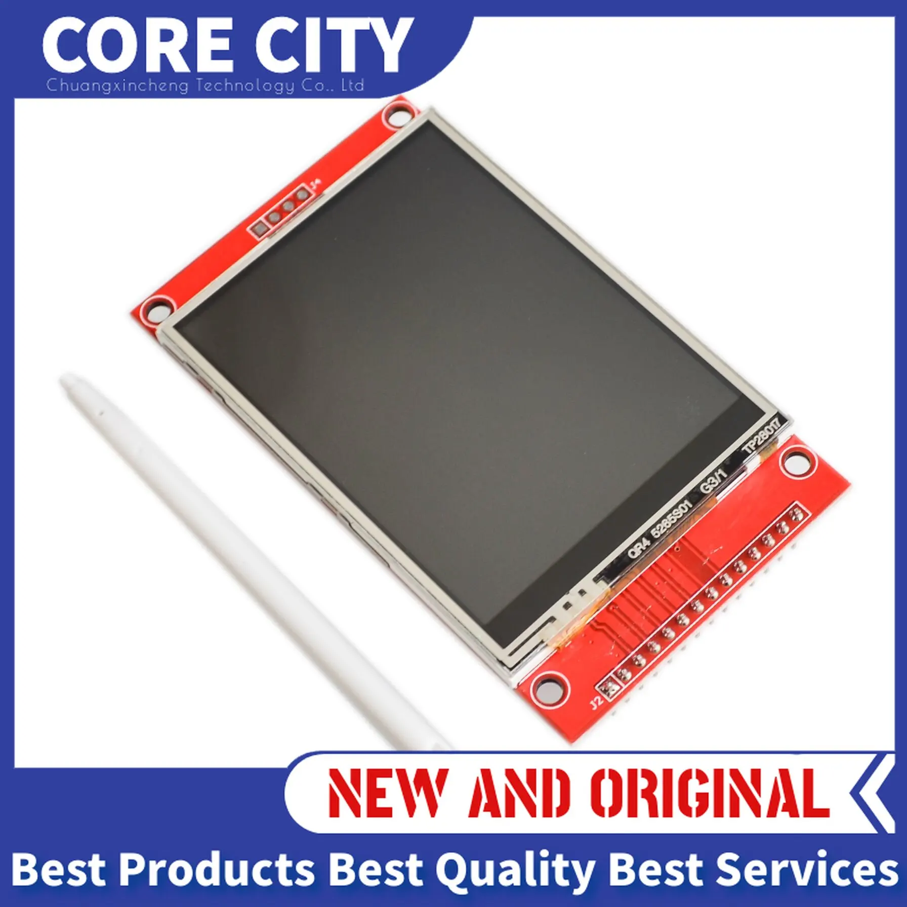 

240x320 2,8 "SPI TFT LCD Сенсорная панель модуль последовательного порта с PBC ILI9341 2,8 дюймов SPI серийный белый цвет фотография с сенсорной ручкой