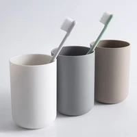 bathroom tumblers plastic mouthwash cup coffee tea water mug home travel solid color toothbrush student dormitory bathroom