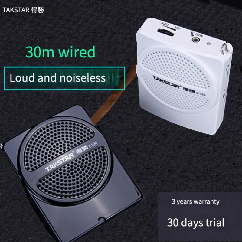 

Takstar E126 small bee loudspeaker teacher with wireless outdoor tour guide dedicated ear microphone microphone lecture speaker