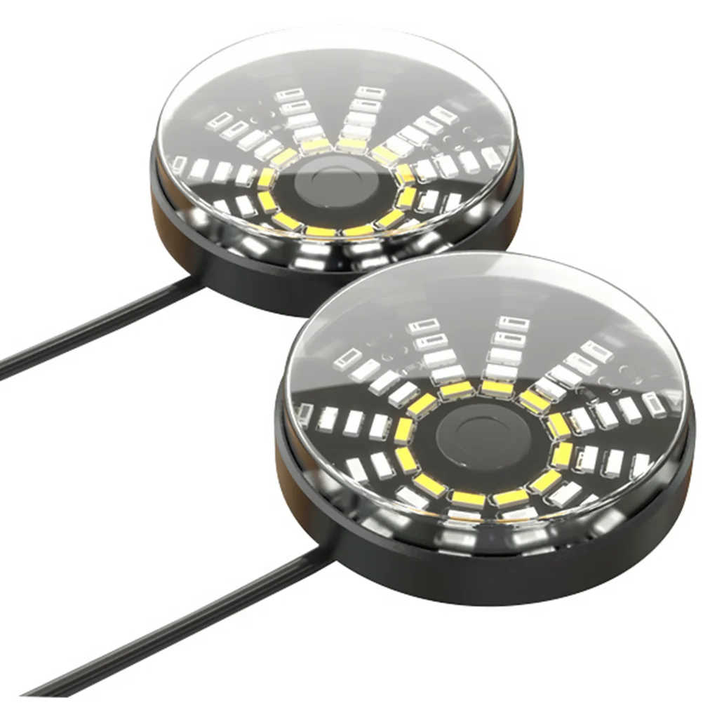 

2Pcs Useful Motorcycle Tail Decorative Motorcycle Modified Lamp