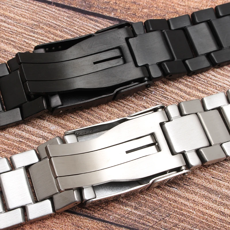 Фото Браслет из твердой нержавеющей стали 23 мм, 24 мм для luminox 3501 8831 3749 3741 3051 3160 3080 6402 для мужских часов militarysilver №2