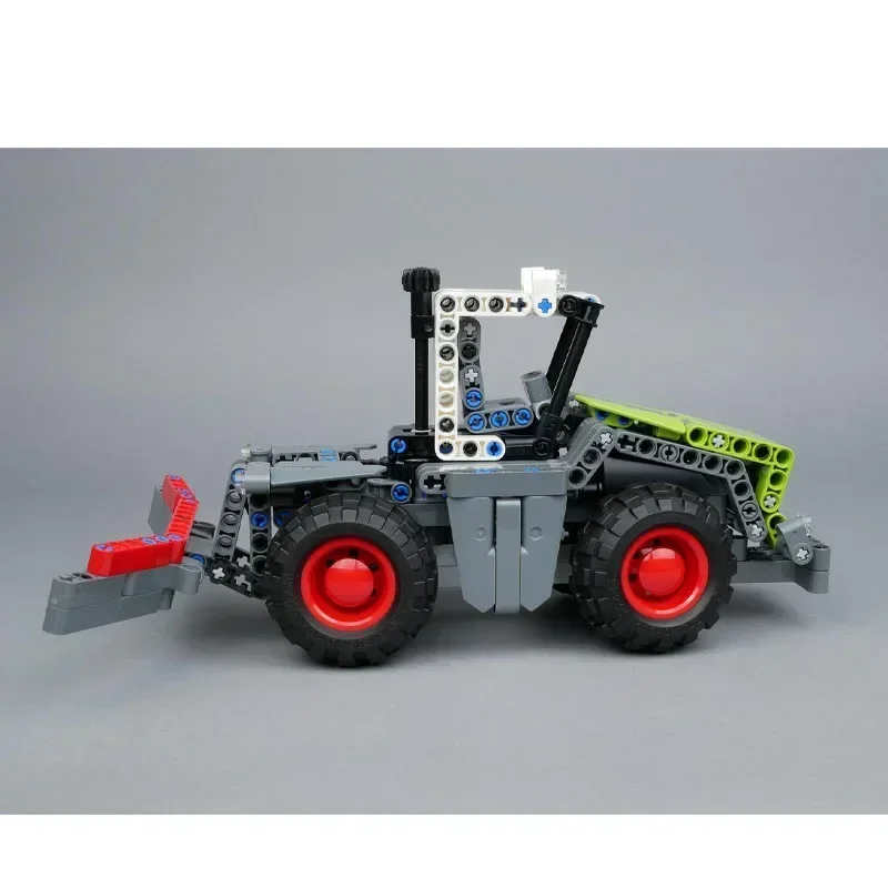 MOC-60060Низкий погрузчик сборка прицепа сращивание строительных блоков модель 400