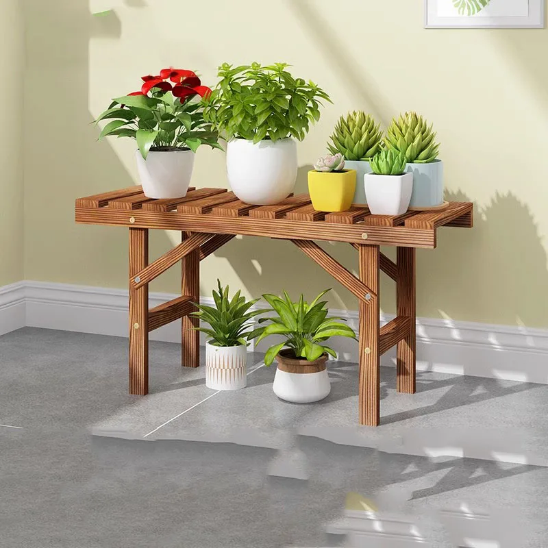 

Wood Window Plant Stands Indoor Shelf Corner Backdrop Plant Stands Small Support Prateleira De Madeira Garden Furniture Sets