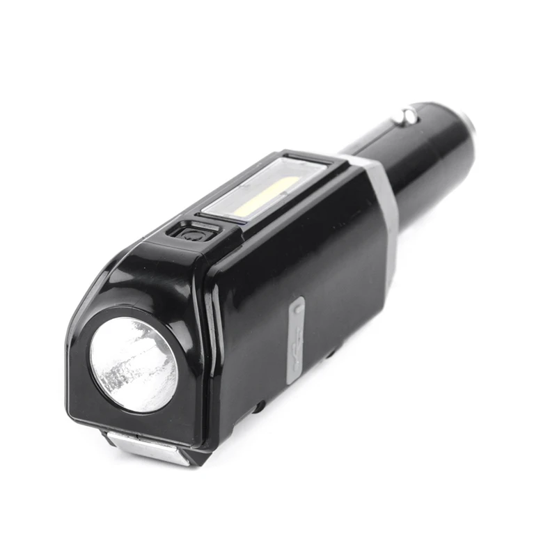 

HOT SALE Multifunctional Safety Hammer Cutter Flashlight Work Light 8 In 1 Emergency Flashlight