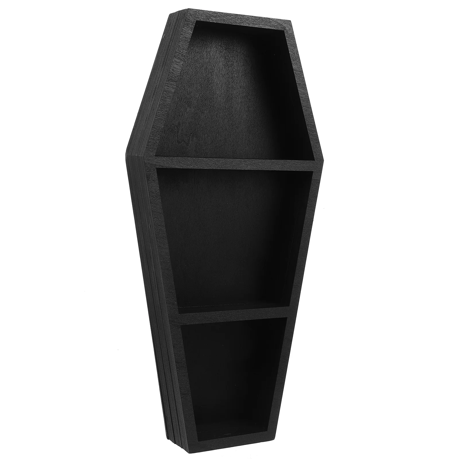 

Coffin Shelf Wall Decor Coffin Shelf Spooky Gothic Decor for Home Wooden Coffin Shelf