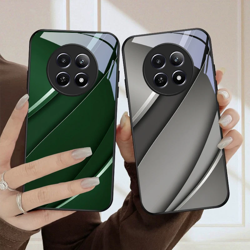 Ультимативный темный эстетичный чехол для телефонов Oppo Realme 14 12 11 10 8 C53 C55 C65 C61 C63 C31 C67 C75 C51 GT 6 7 2Pro Neo50 3 из стекла (art.: 3920dbcdfbae5) - 3920dbcdfbae5