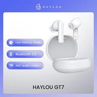 Haylou GT7 TWS original wireless earphones fone Bluetooth 5 2 AAC gamer headphones call noise cancellation earbuds IOS Android