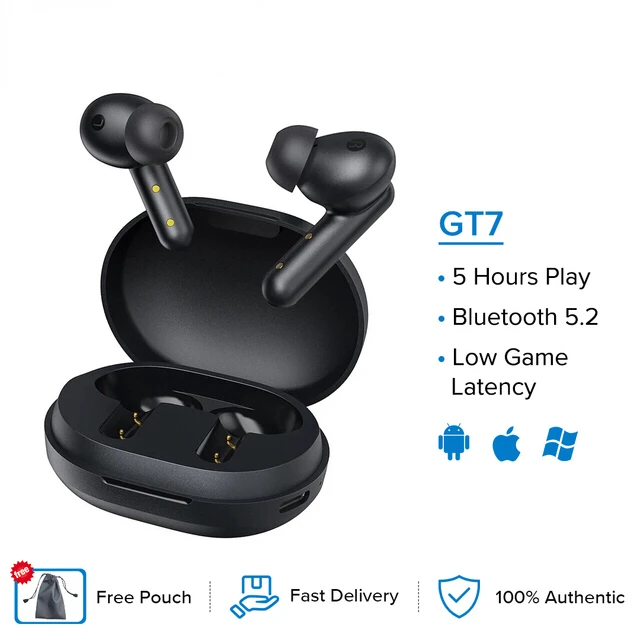 

Haylou GT7 Wireless Earphones TWS Fone Bluetooth AAC Game Headphones Call Noise Cancellation Low-latency Headset for IOS Android