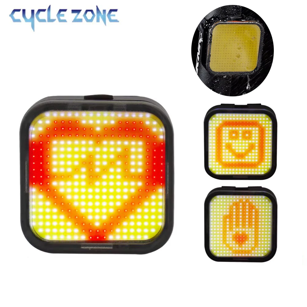 Задние фонари для велосипеда 9 режимов USB-зарядка