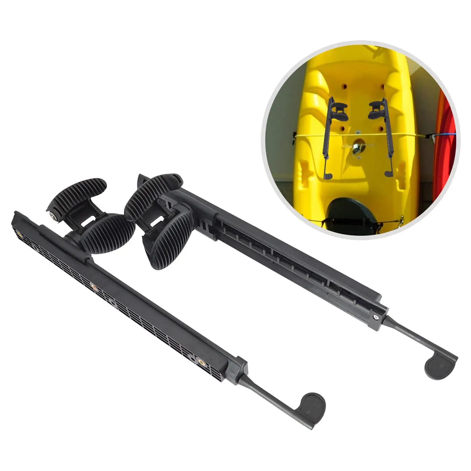 

2x Adjustable Kayak Foot Pegs Foot Brace Pedals Foot Braces Pedal Pegs Foot Controlling Footrest Rudder Control